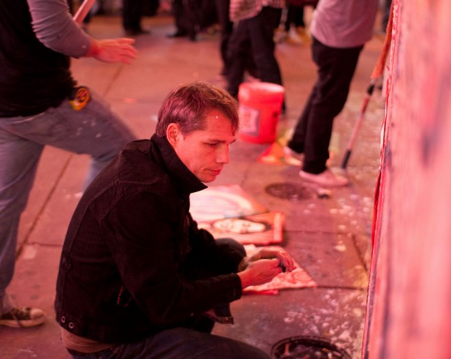 Shepard Fairey X Levi's Times Square Shepard Fairey X Levi's Times Square