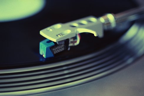 Vinyl Record on Turntable